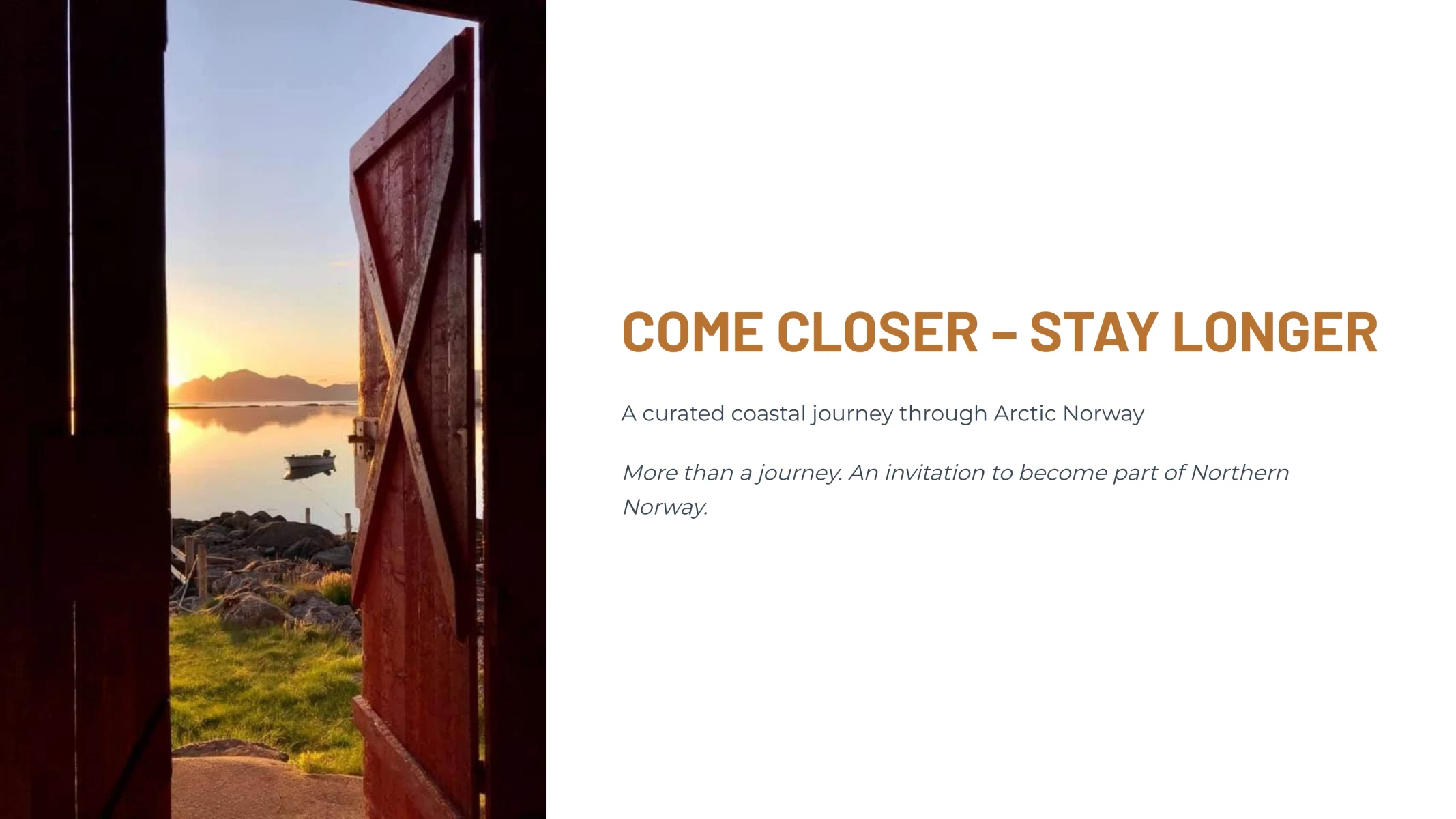 Forside: Come Closer, Stay Longer