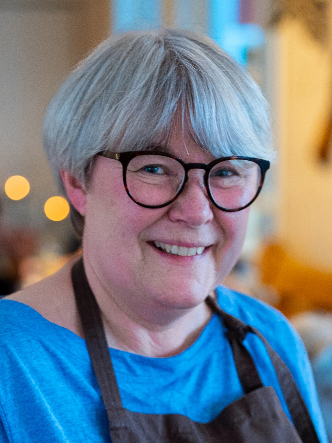 Portrett av Anne, del av vertskapet på Livland Gård